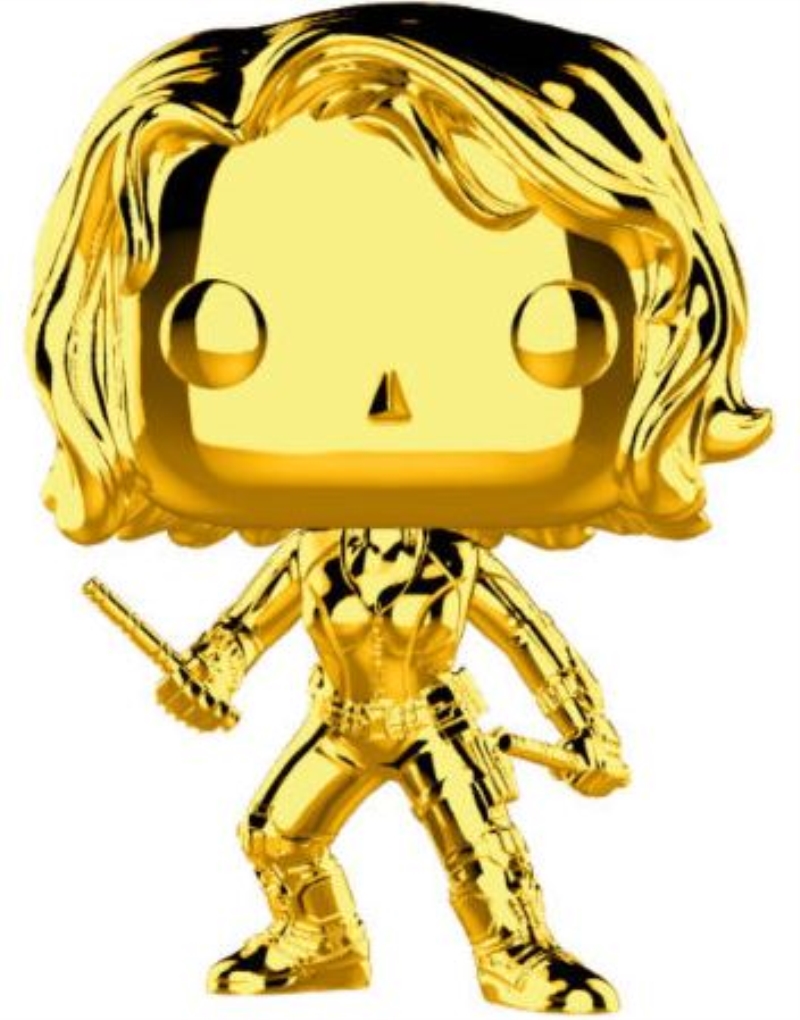 FUNKO ACTION FIGURES FUNKO POP MARVEL STUDIOS: BLACK WIDOW CHROME